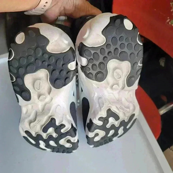 Nike React Presto Ghost Shoes 2019 Black White Men's Size 9 US- AV2605-003 - Picture 8 of 8